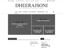 Tablet Screenshot of dheerajsoni.com